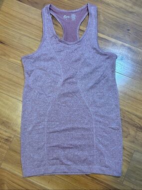 Ziya Active size Small Seamless Racerback Tank in Dusty Rose workout gym yoga